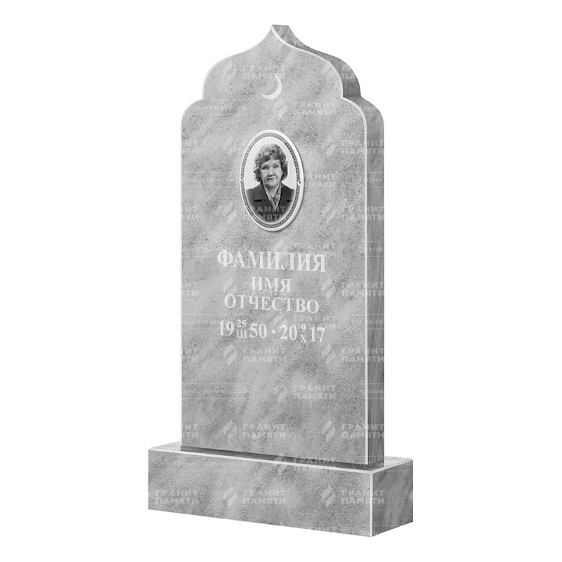 Бюджетные памятники в Москве | Мраморный памятник ФМ-037