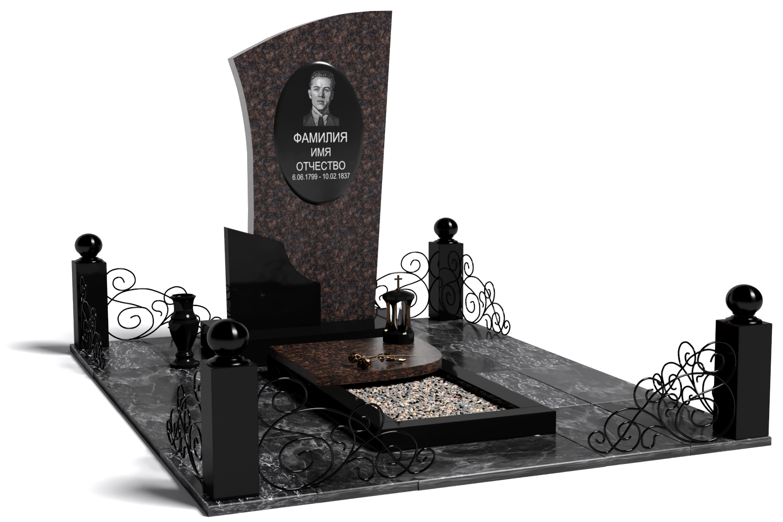 Одинарные мемориальные комплексы в Москве | Мемориальный комплекс №12