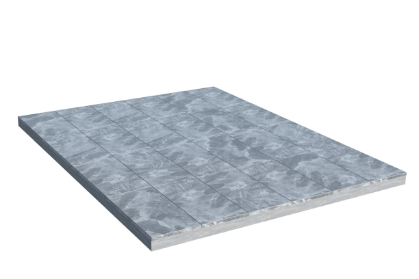 Площадки на могилу в Москве | Площадка с мраморной облицовкой