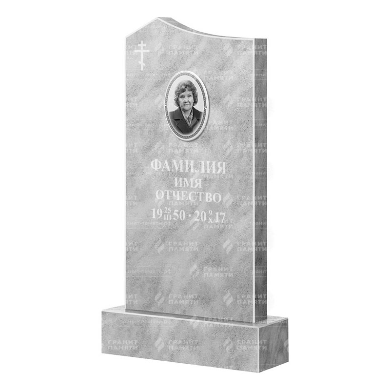 Бюджетные памятники в Москве | Мраморный памятник ФМ-008