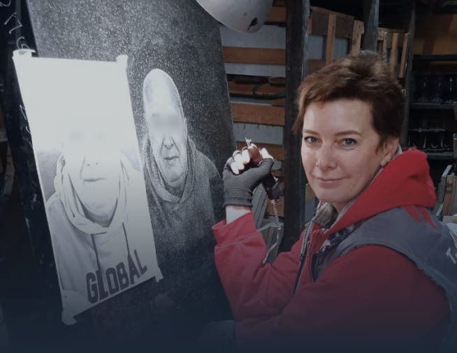 Художественный портрет на&nbsp;камне