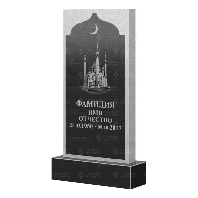 Мусульманские памятники на могилу в Москве | Гранитный памятник ФГ-167