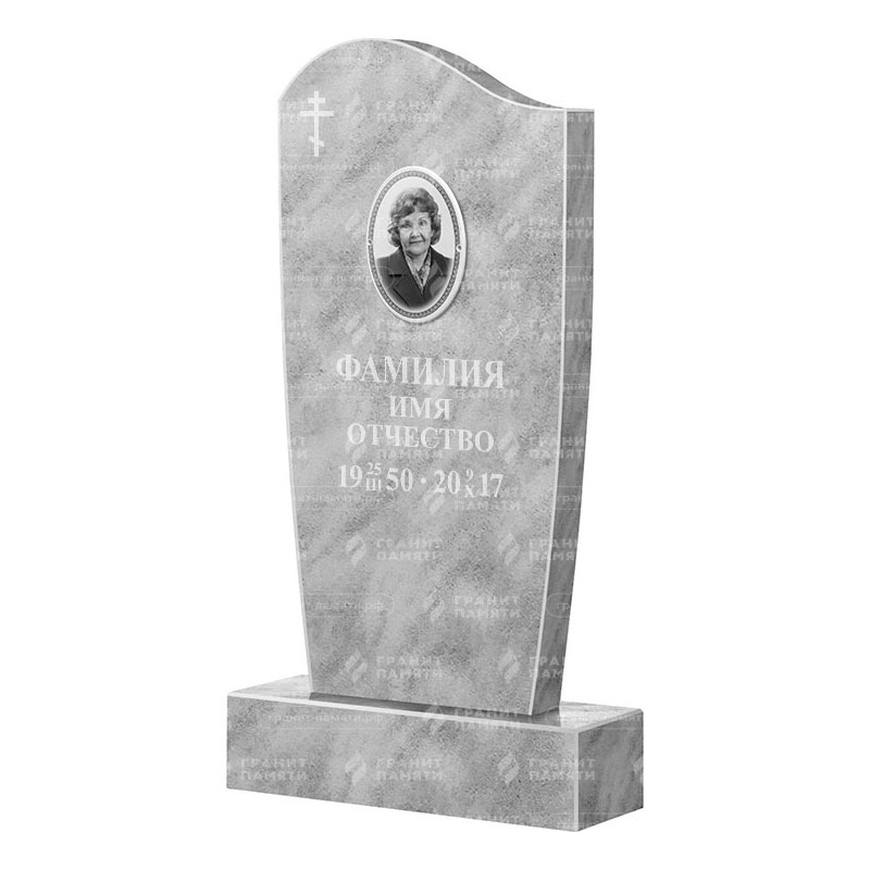 Бюджетные памятники в Москве | Мраморный памятник ФМ-031