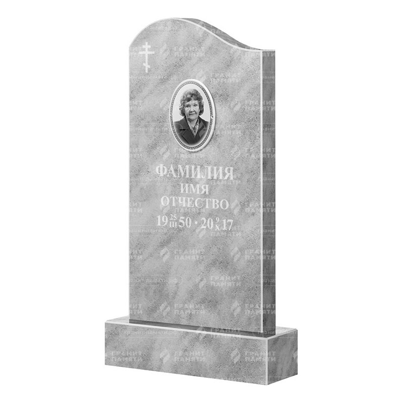 Бюджетные памятники в Москве | Мраморный памятник ФМ-030