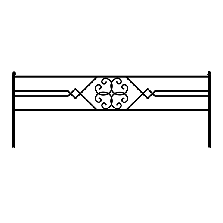 Кованые изделия в Москве | Кованая оградка ОГ.003