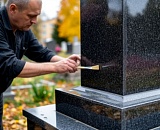 Как придать блеск гранитному памятнику
